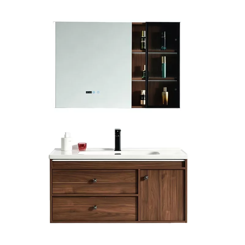 Scandinavische stijl meerlaagse massief houten badkamerijdelheid
